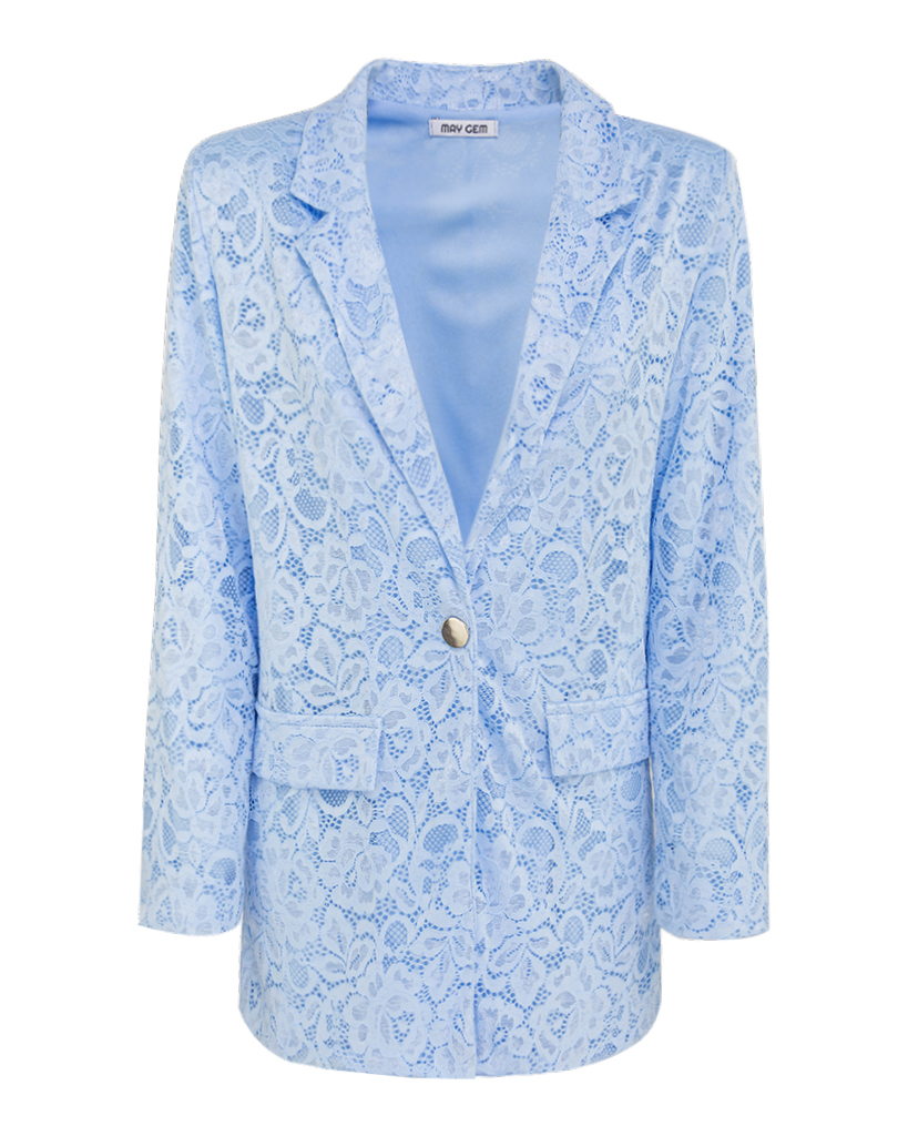 Set: Blazer und Hose aus Spitze