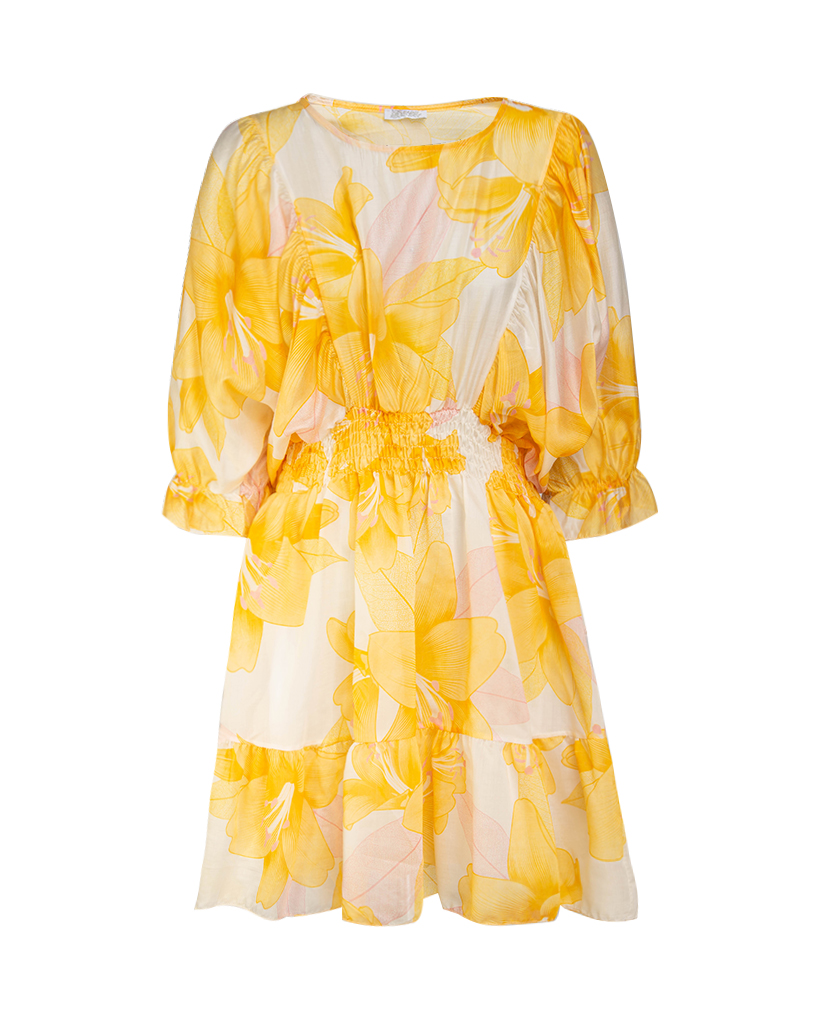 Midi Kleid blumig Midi Kleid blumig