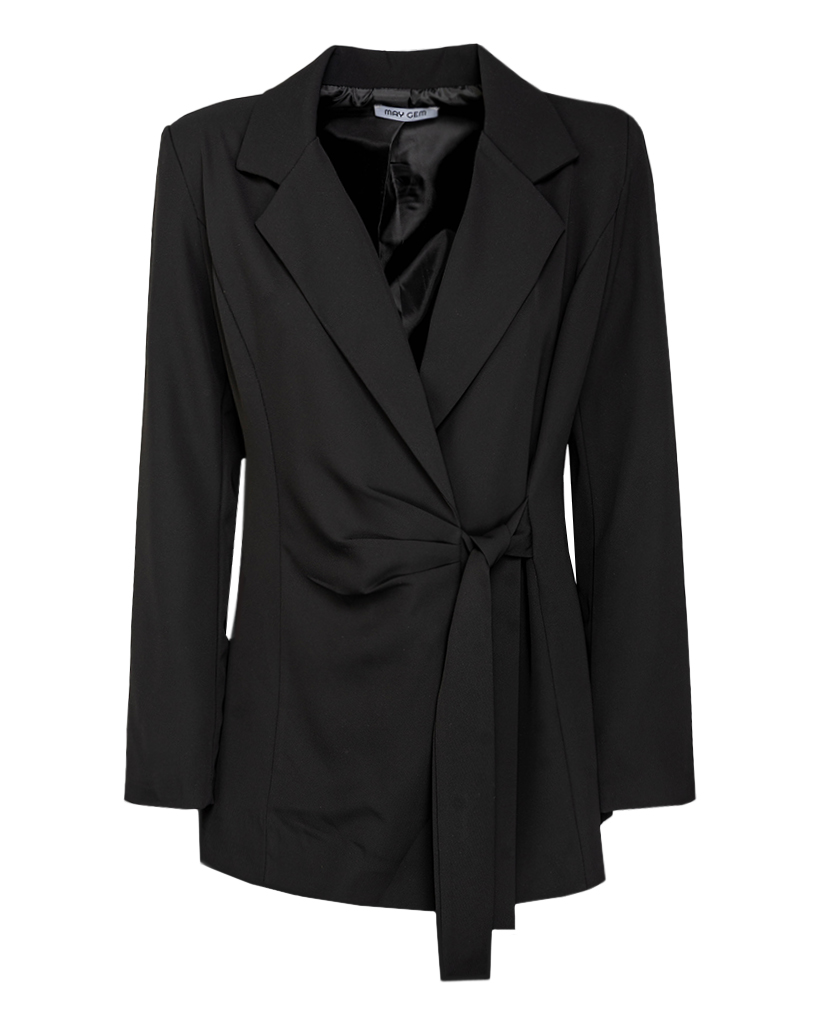 Blazer mit seitlicher Schnürung Blazer mit seitlicher Schnürung