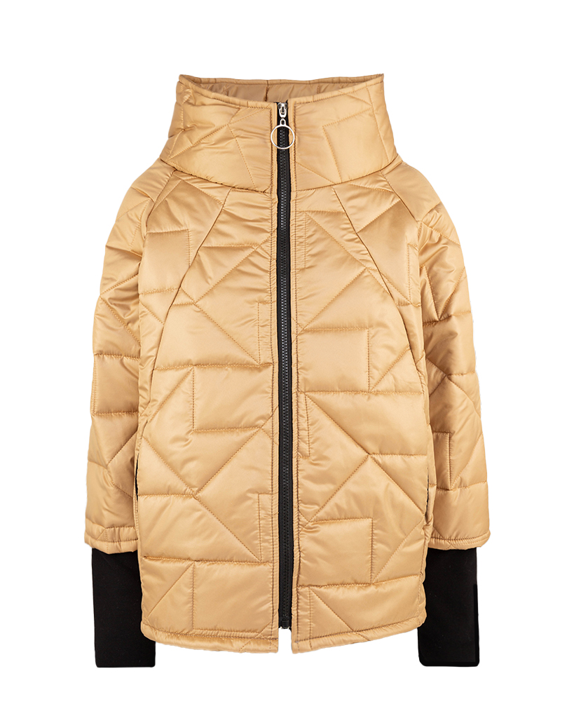 Steppjacke mit weitem Kragen Steppjacke mit weitem Kragen
