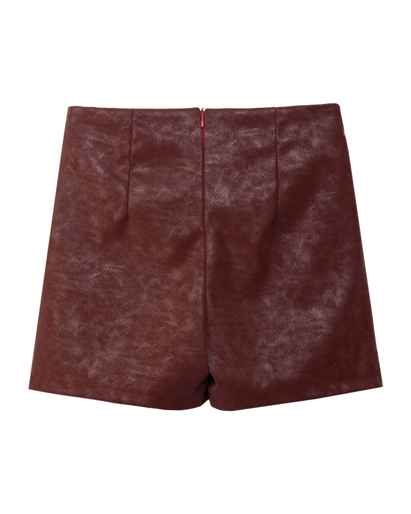 Smoke Leder Skort