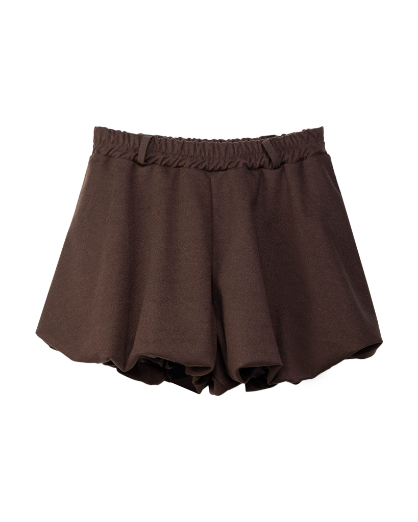 Ballon Shorts aus wolle Imitat Ballon Shorts aus wolle Imitat