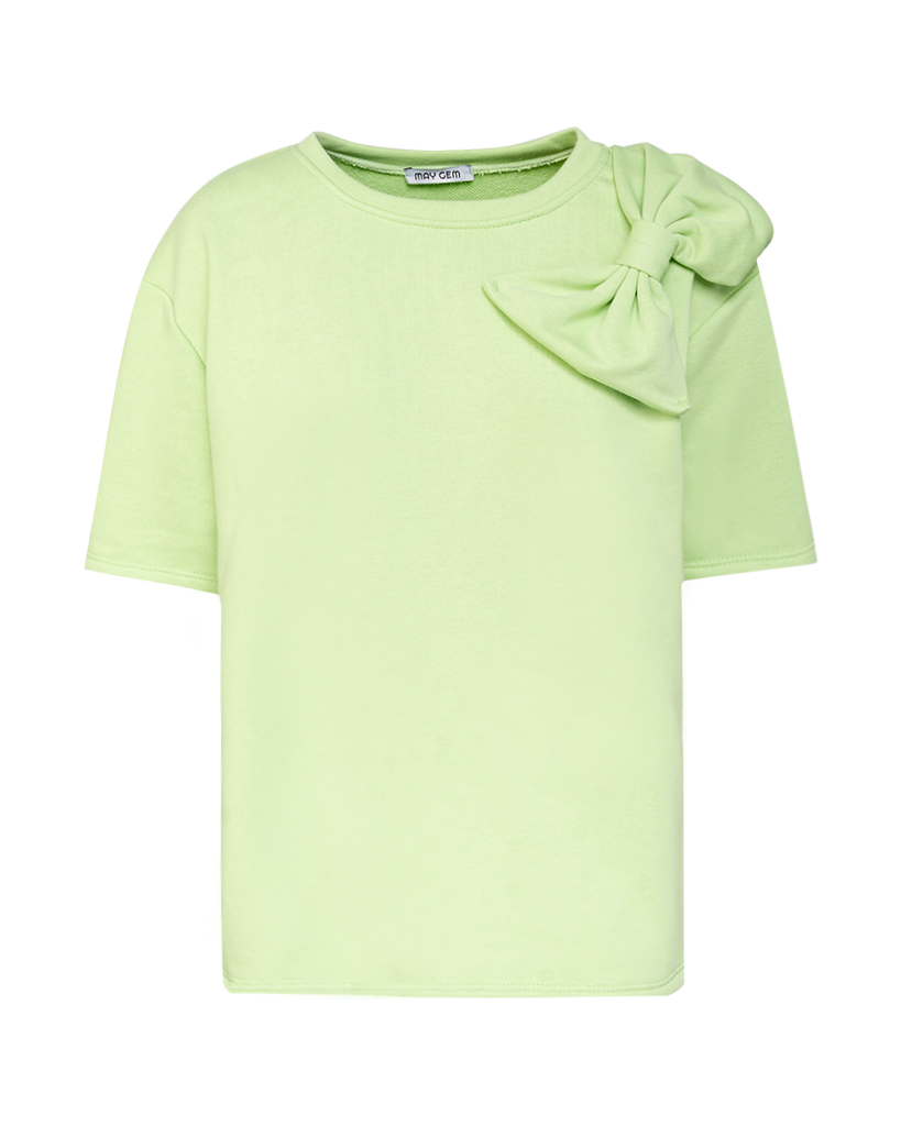 T-Shirt mit Schleifen T-Shirt mit Schleifen