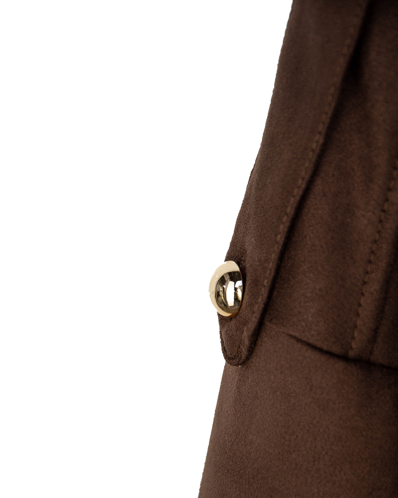 Veloursleder Bomber Jacke
