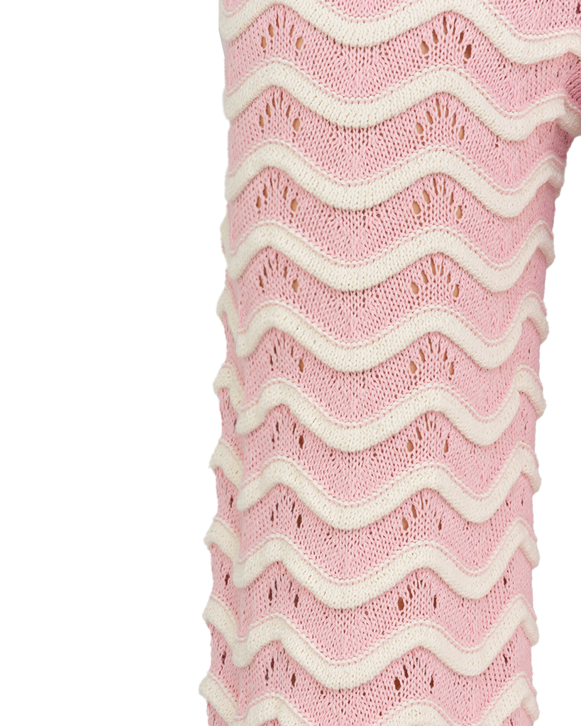 Set Strick: Polunder und Hose mit Streifen