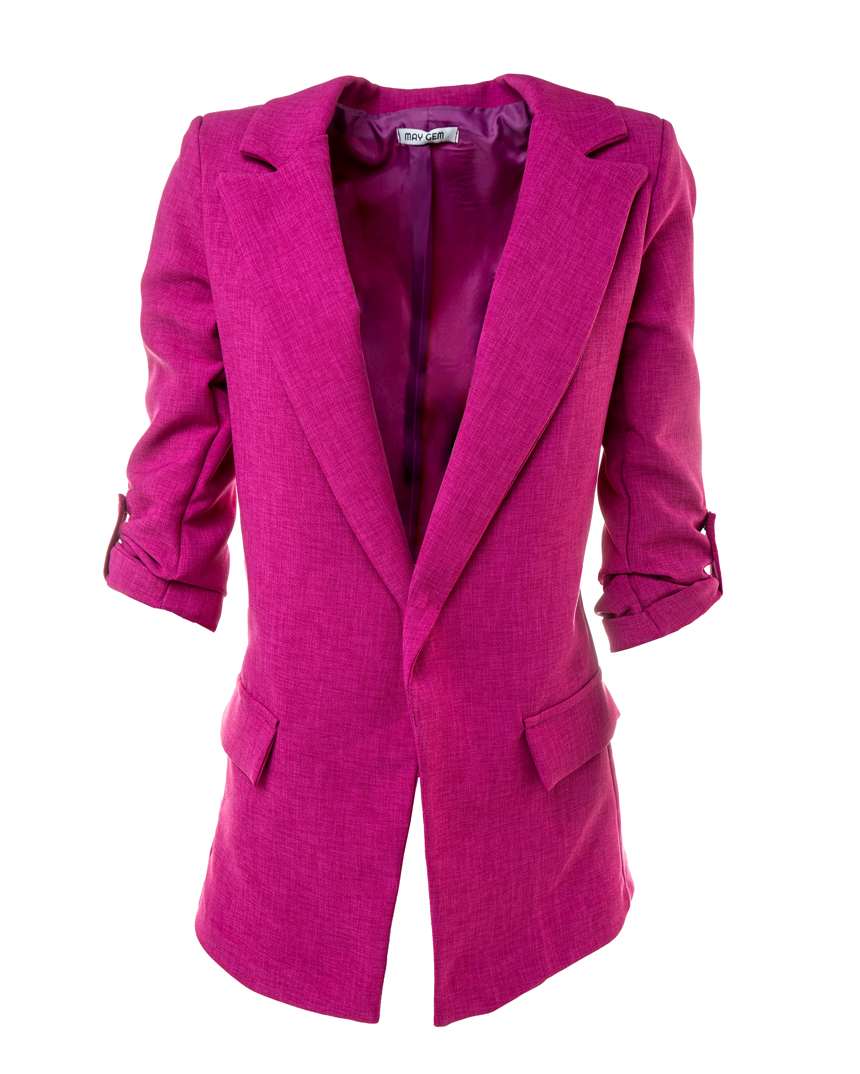 Blazer mit gerafftem Arm und Taillierung