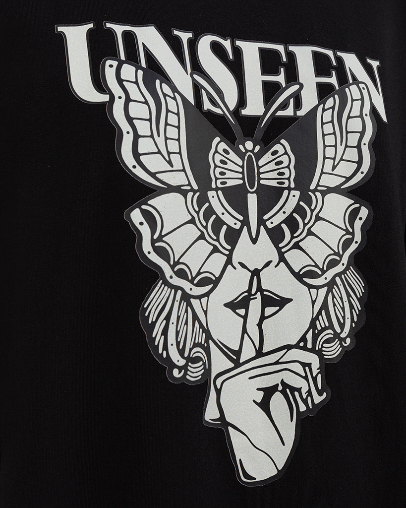 langes T-Shirt mit Print: Unseen