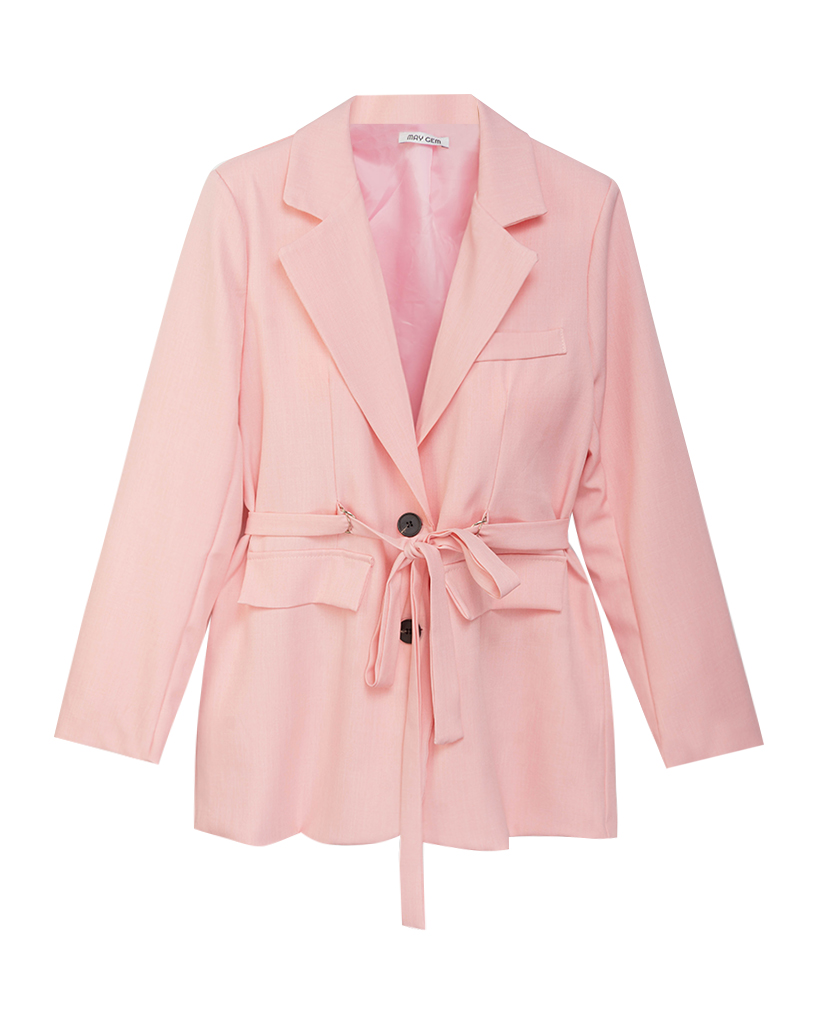 Blazer mit Taillen Bund