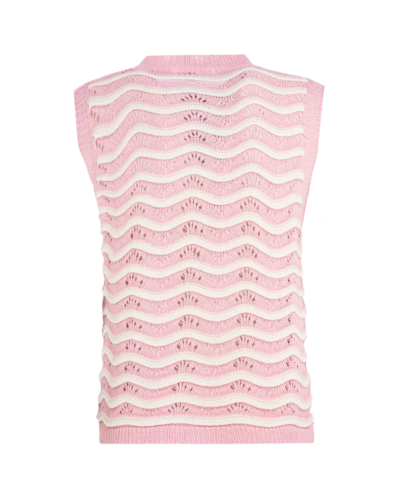 Set Strick: Polunder und Hose mit Streifen Set Strick: Polunder und Hose mit Streifen