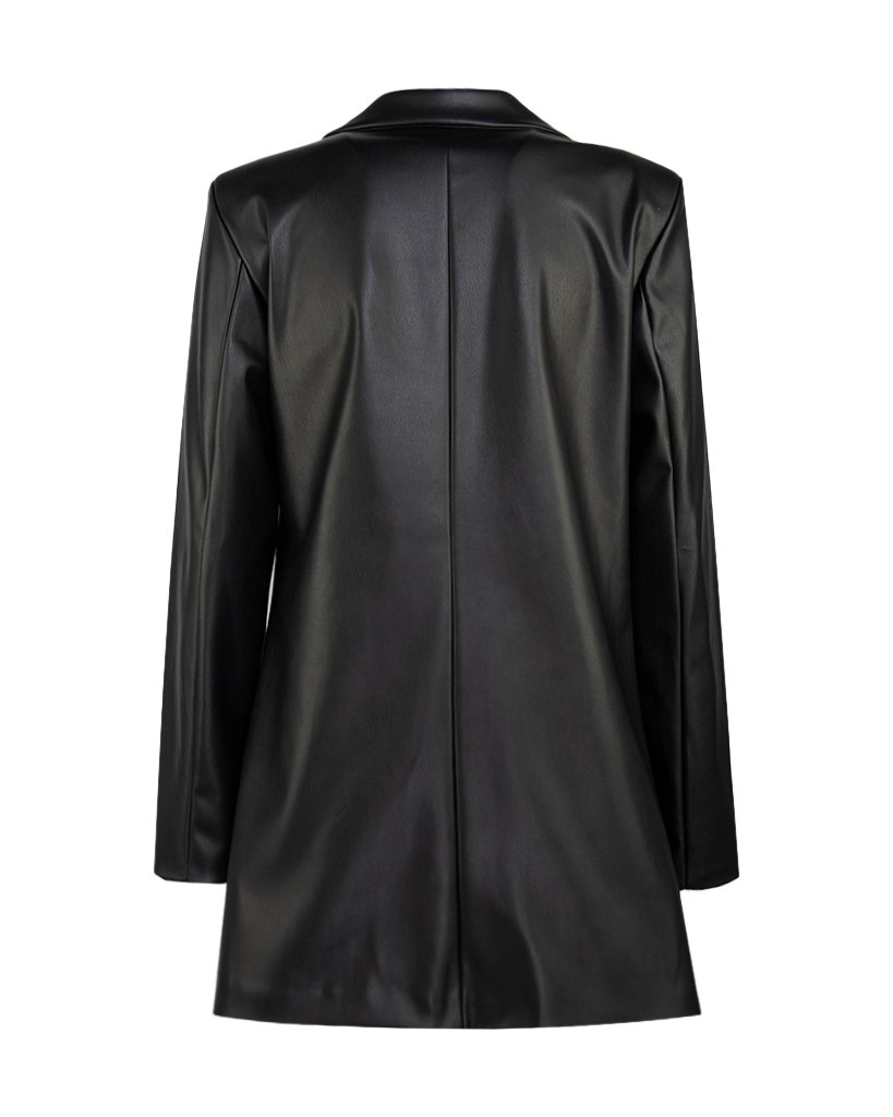 Blazer lang Leder Vegan