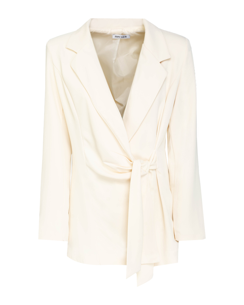 Blazer mit seitlicher Schnürung Blazer mit seitlicher Schnürung