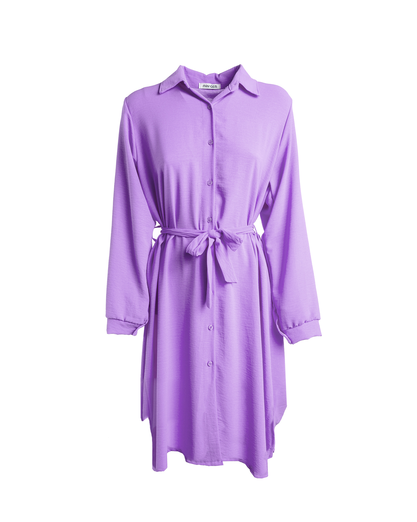 Hailey kurzes Hemdblusenkleid langarm Hailey kurzes Hemdblusenkleid langarm