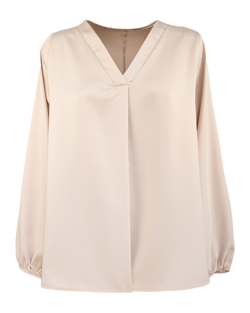 Bluse mit V-Ausschnitt