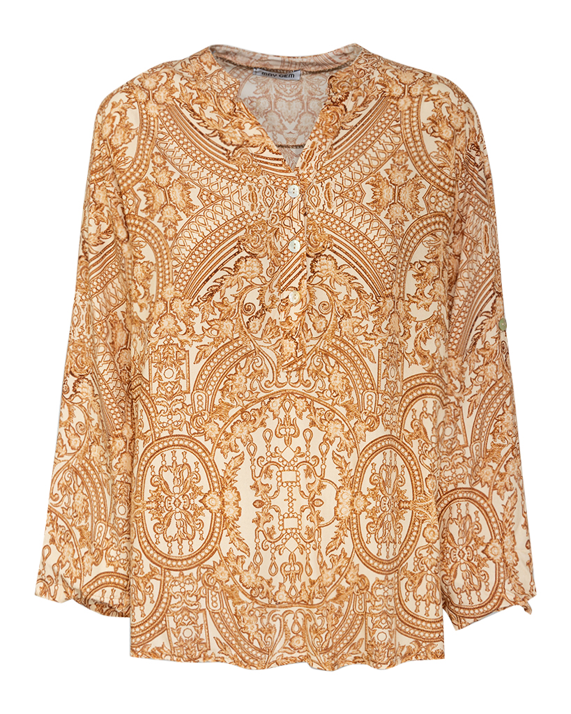 Bluse gemustert