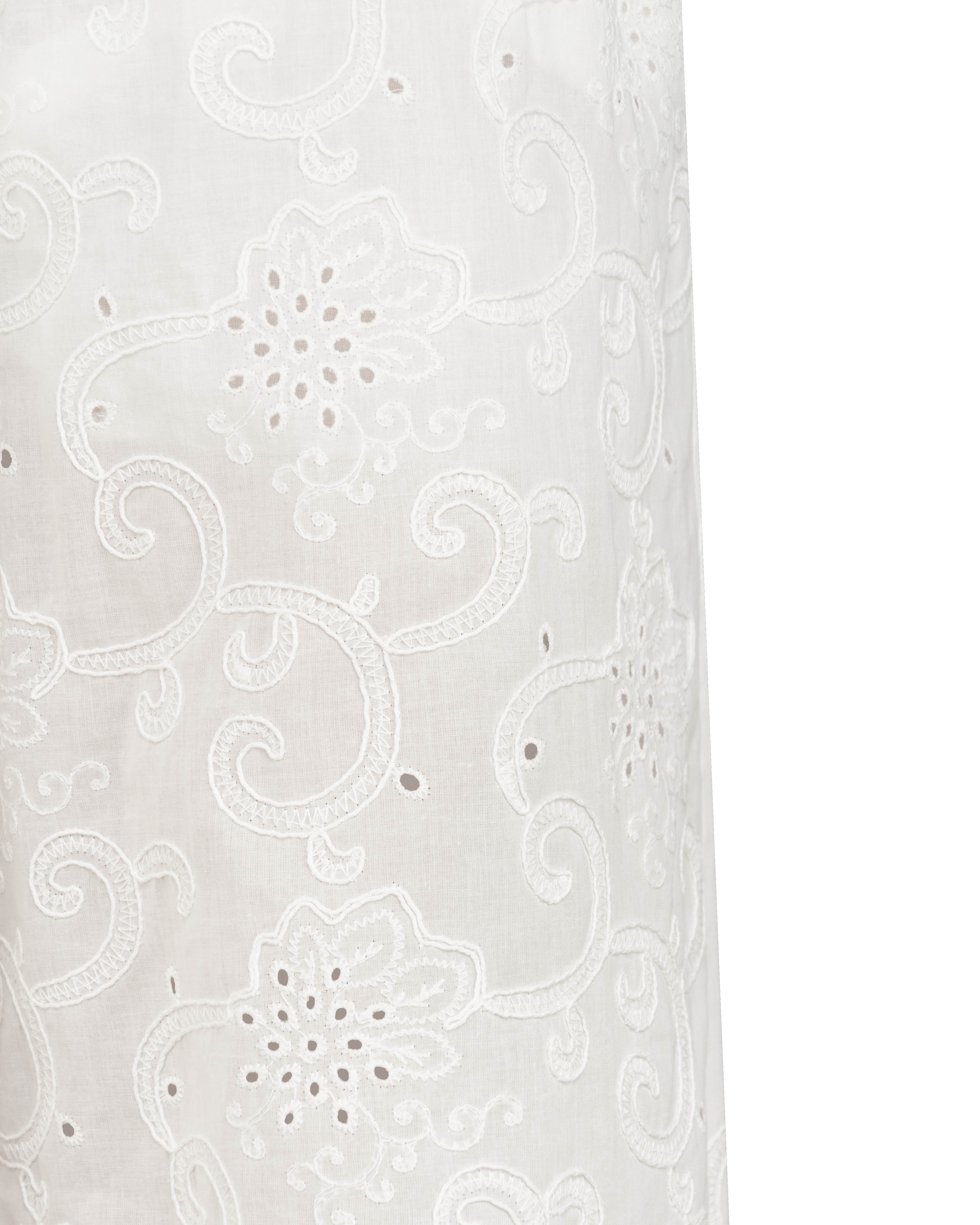 Lochstrickmuster Hose mit elastischem Bund und Taschen Lochstrickmuster Hose mit elastischem Bund und Taschen