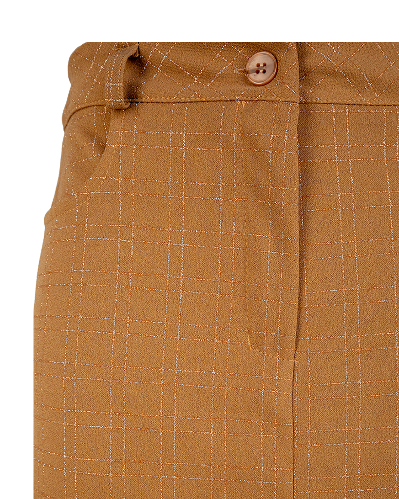 Rock mit Karo-Lurex-Muster Rock mit Karo-Lurex-Muster