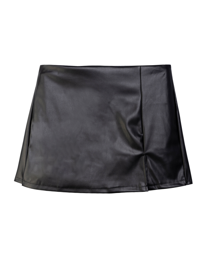 Leder Skort Leder Skort