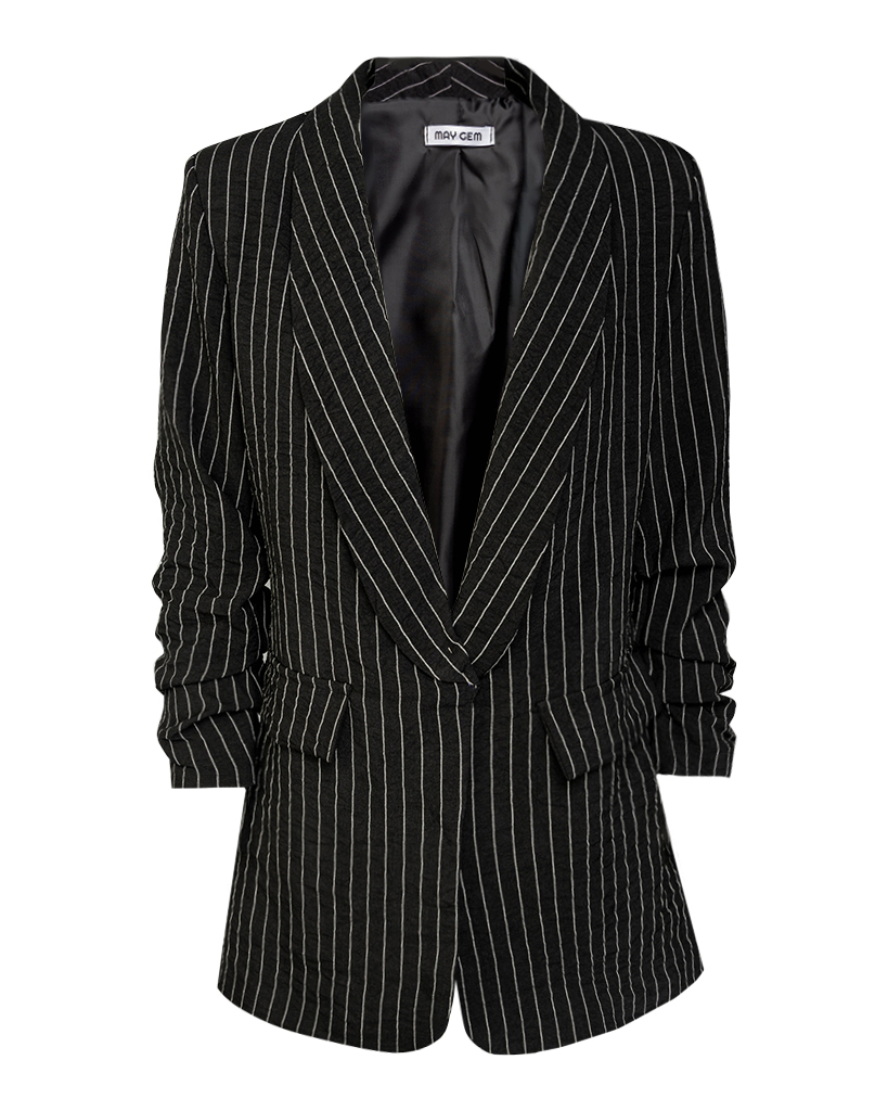 Blazer Nadelstreifen Leinen-Optik Blazer Nadelstreifen Leinen-Optik