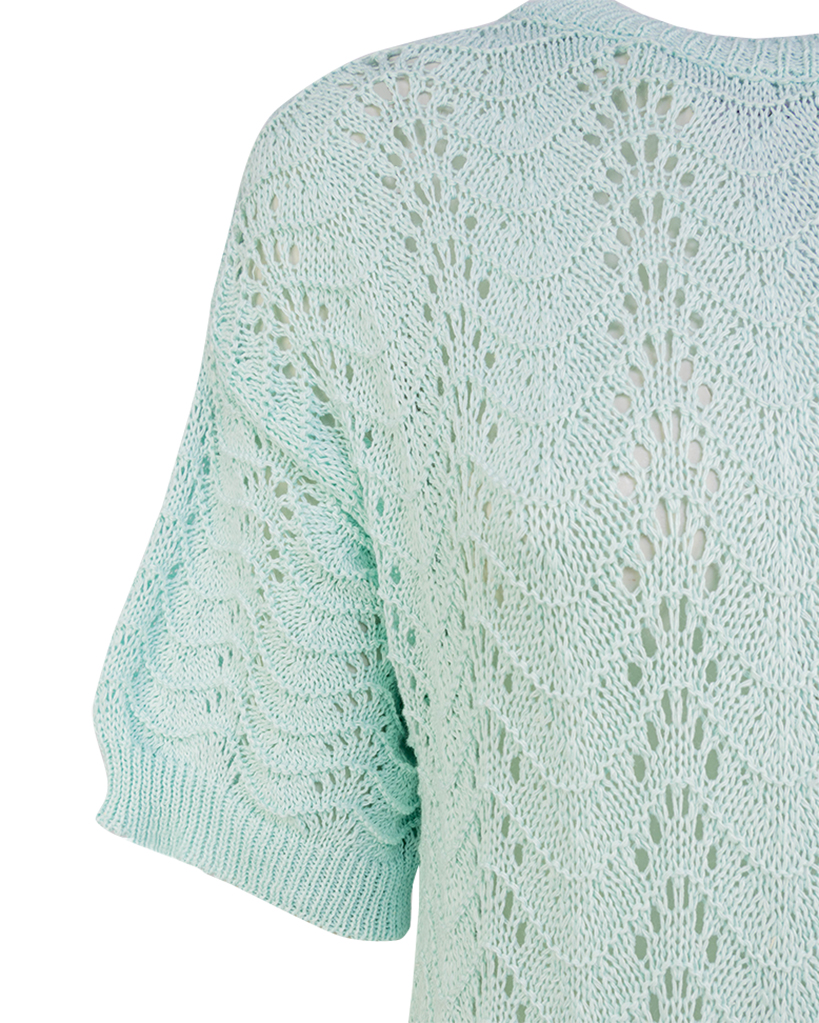 maxi Kleid Strick-Shirt