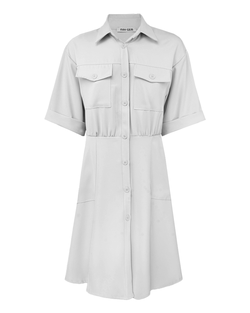 Midi Kleid mit Taschen Midi Kleid mit Taschen