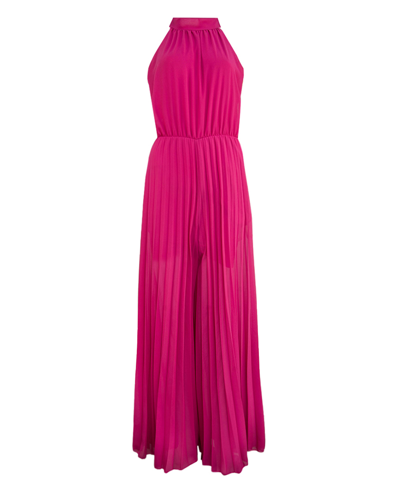 Jumpsuit aus Plissee - ärmellos Jumpsuit aus Plissee - ärmellos
