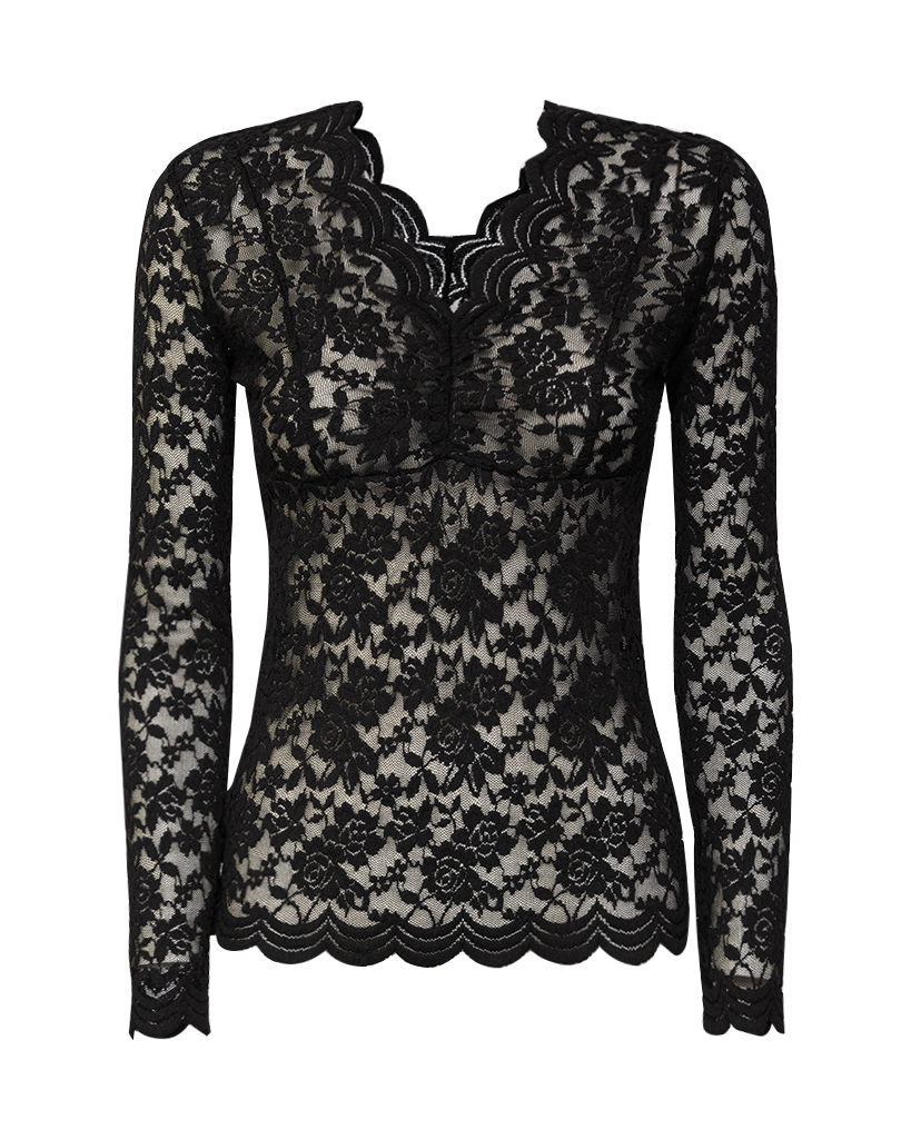Spitzen Langarmshirt Spitzen Langarmshirt
