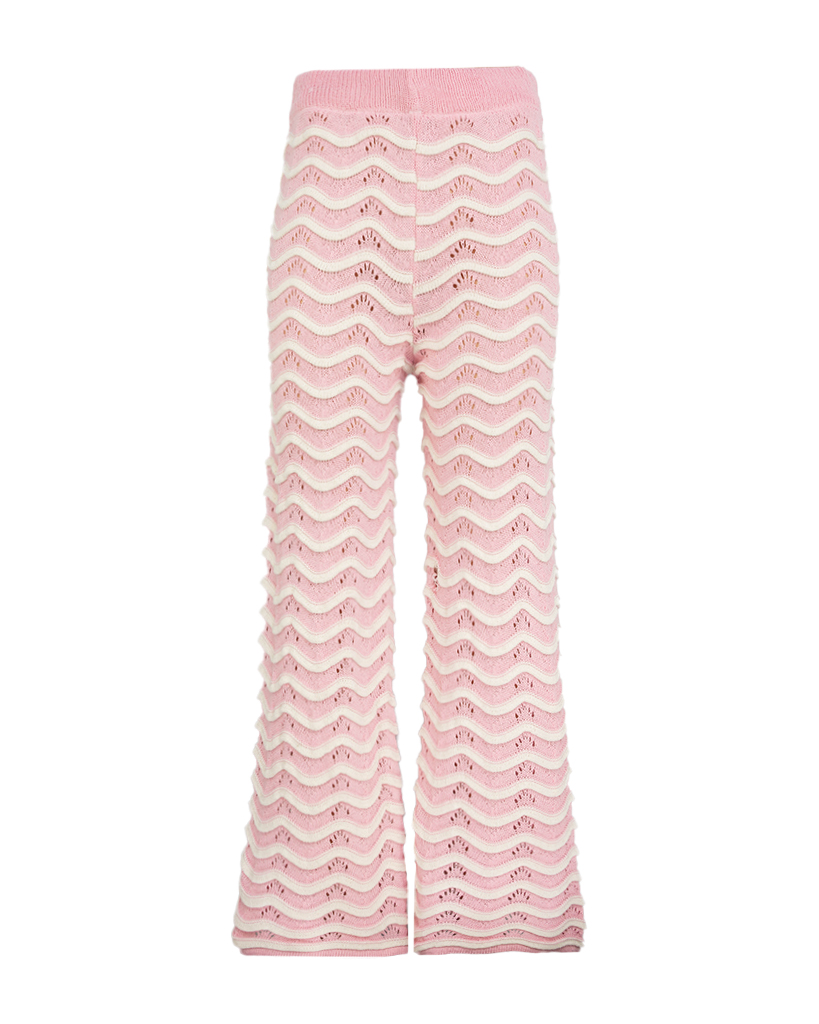 Set Strick: Polunder und Hose mit Streifen Set Strick: Polunder und Hose mit Streifen