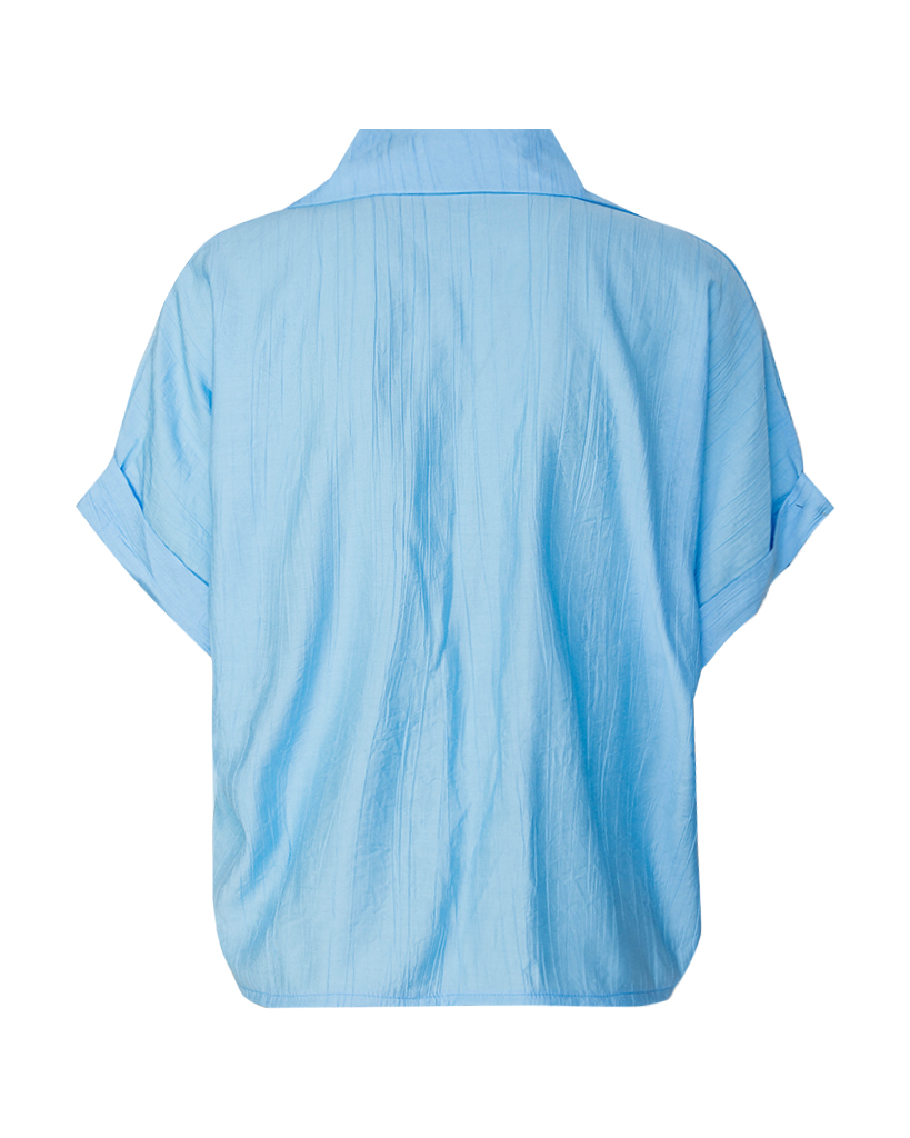 Hemd Bluse mit Knotendetail – Lässige Sommerbluse in Einheitsgröße