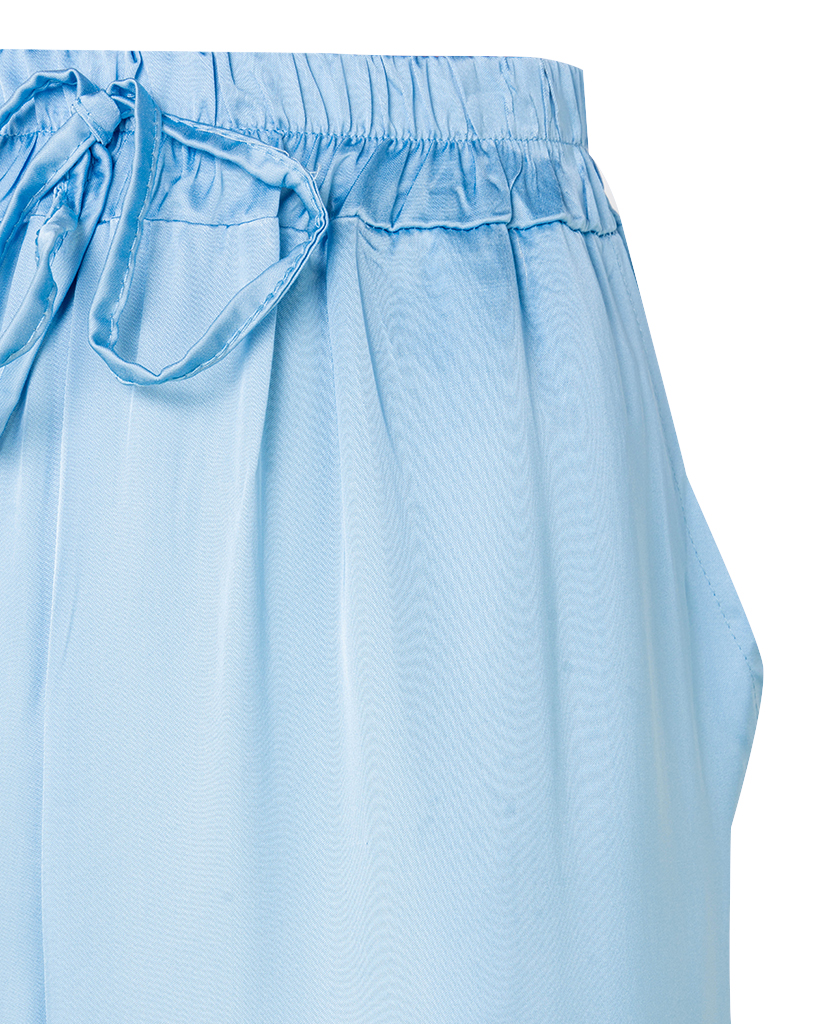 Satin Hose mit Schnürung