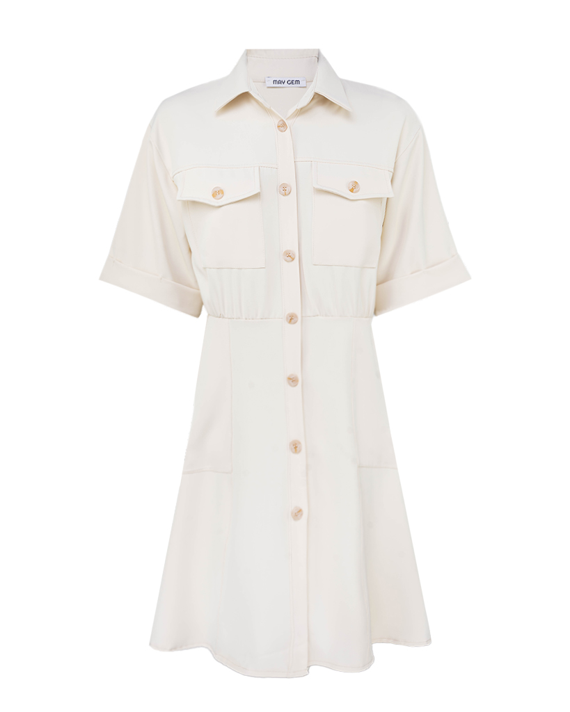 Midi Kleid mit Taschen