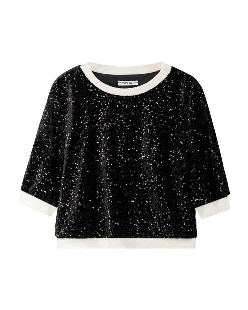 Pailletten T-shirt