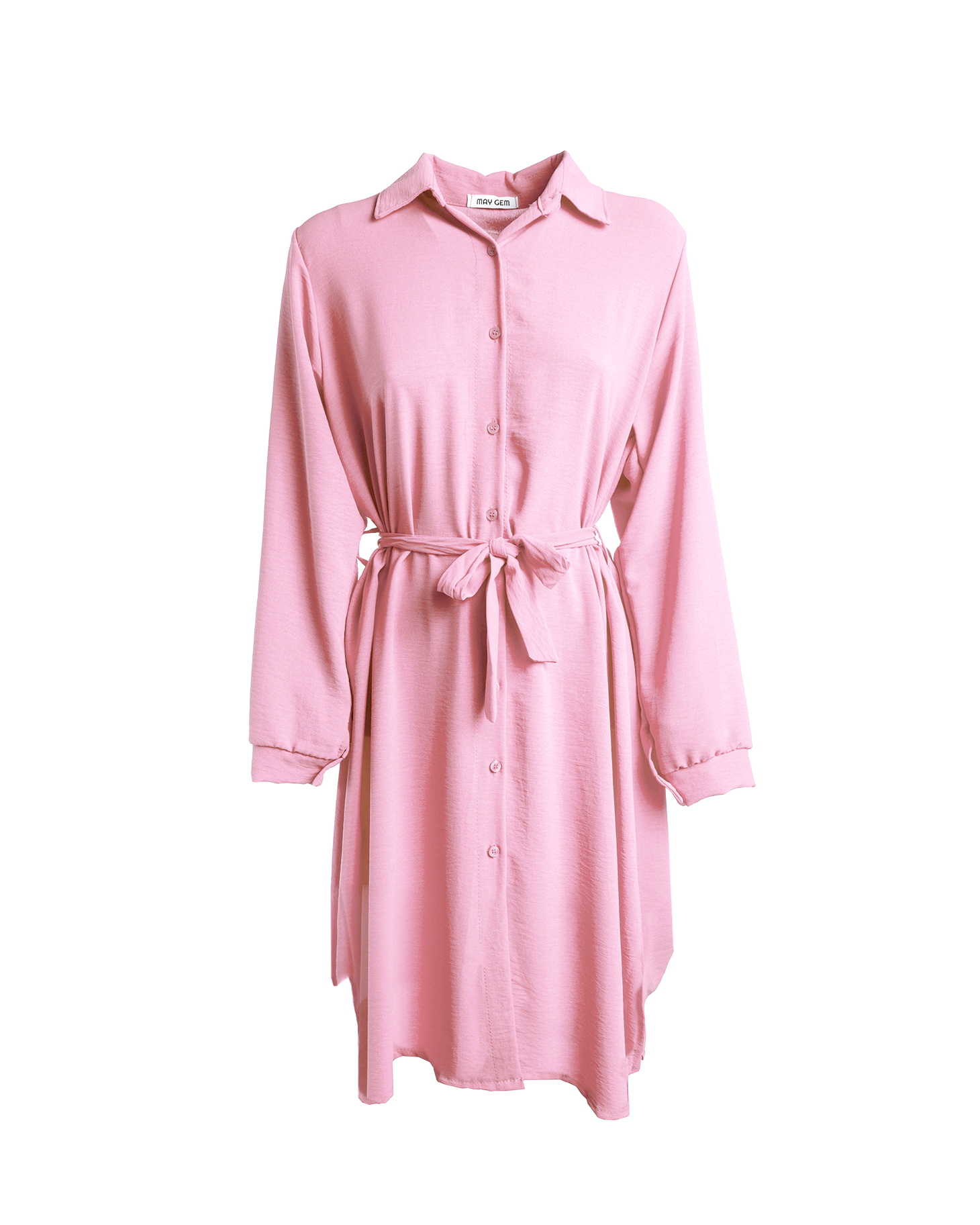 Hailey kurzes Hemdblusenkleid langarm Hailey kurzes Hemdblusenkleid langarm