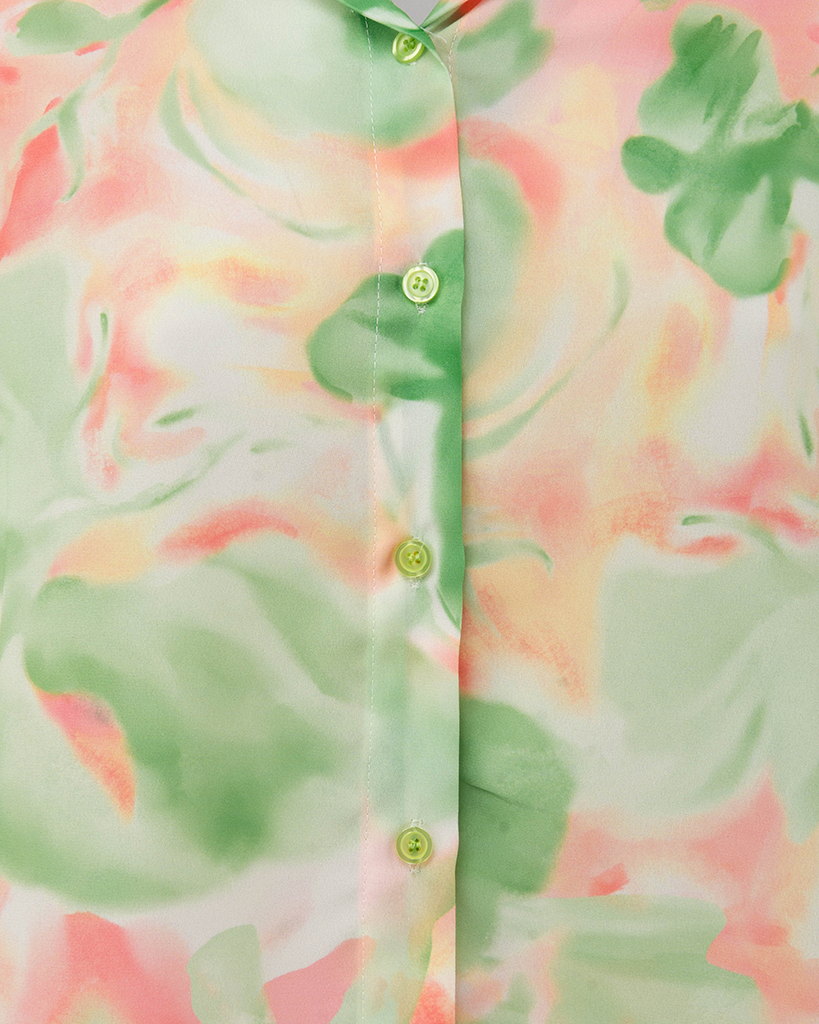 Bluse mit Aquarell Print Bluse mit Aquarell Print