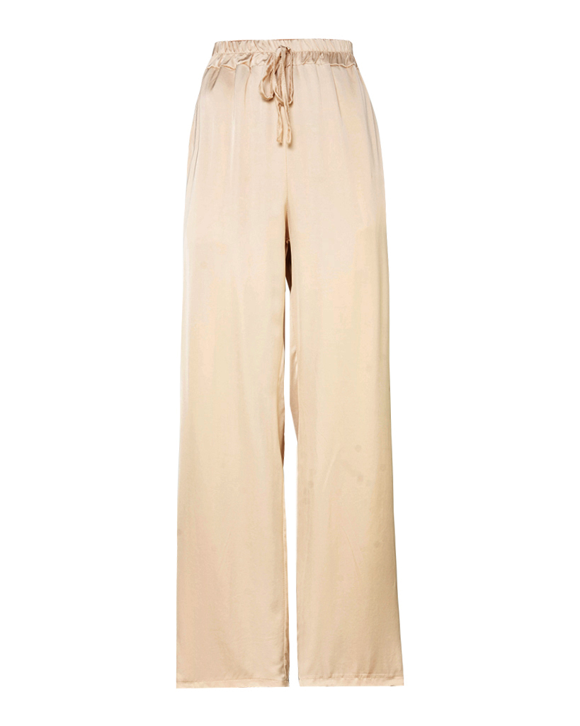 Satin Hose mit Schnürung Satin Hose mit Schnürung