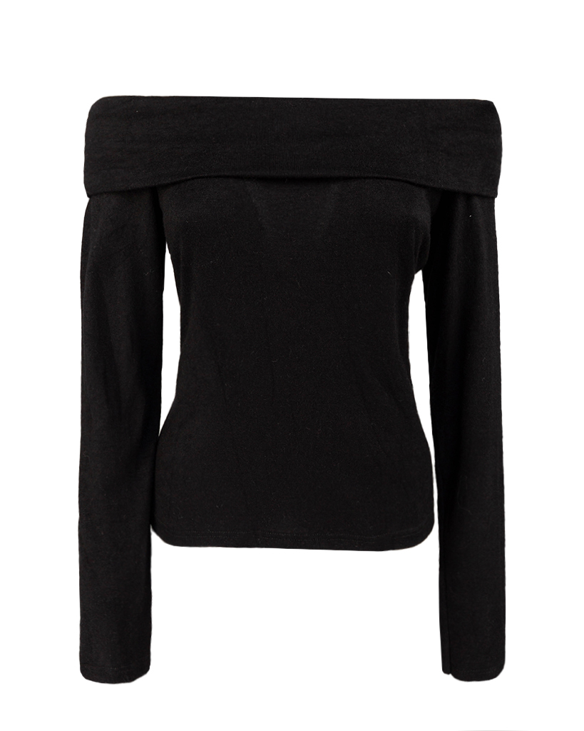 Adriana Feinstrick Shirt mit Carmenausschnitt Adriana Feinstrick Shirt mit Carmenausschnitt