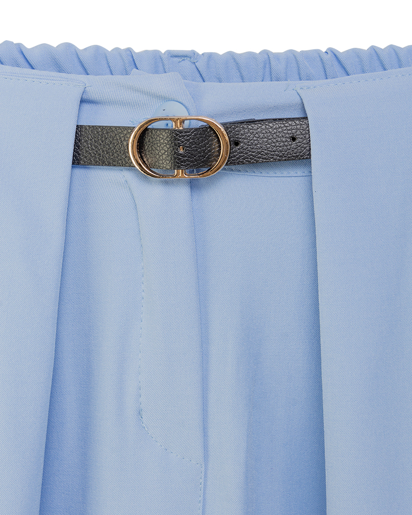 Wide-Leg Hose mit Gürtel