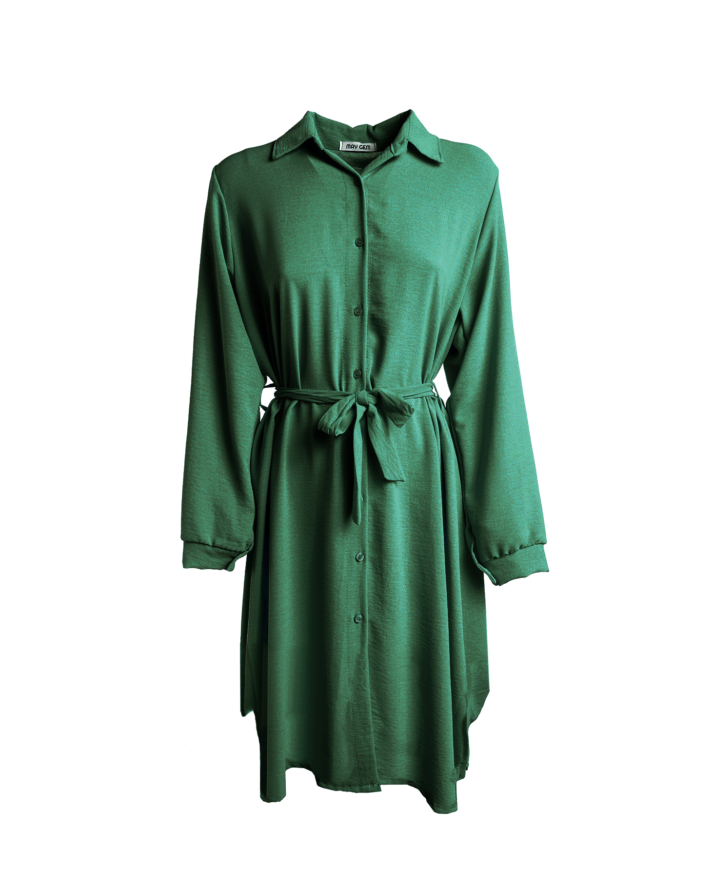 Hailey kurzes Hemdblusenkleid langarm Hailey kurzes Hemdblusenkleid langarm