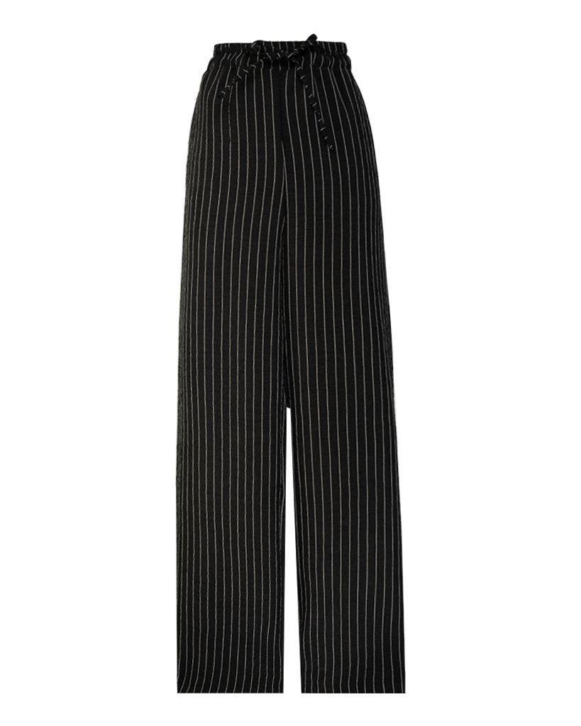 Hose Nadelstreifen Leinen Optik Hose Nadelstreifen Leinen Optik