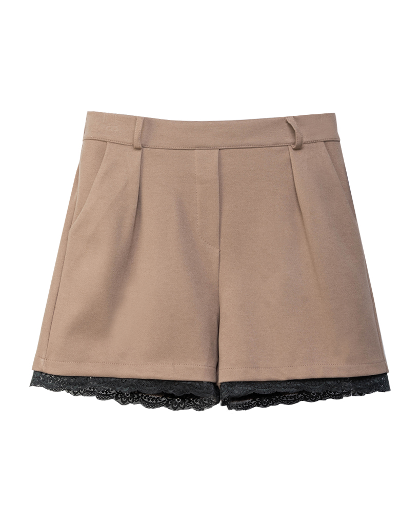 kurze hose mit spitze am bein kurze hose mit spitze am bein