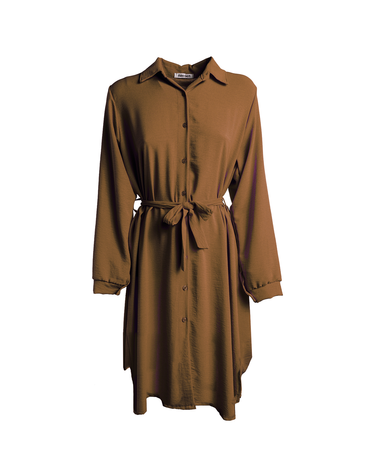Hailey kurzes Hemdblusenkleid langarm Hailey kurzes Hemdblusenkleid langarm