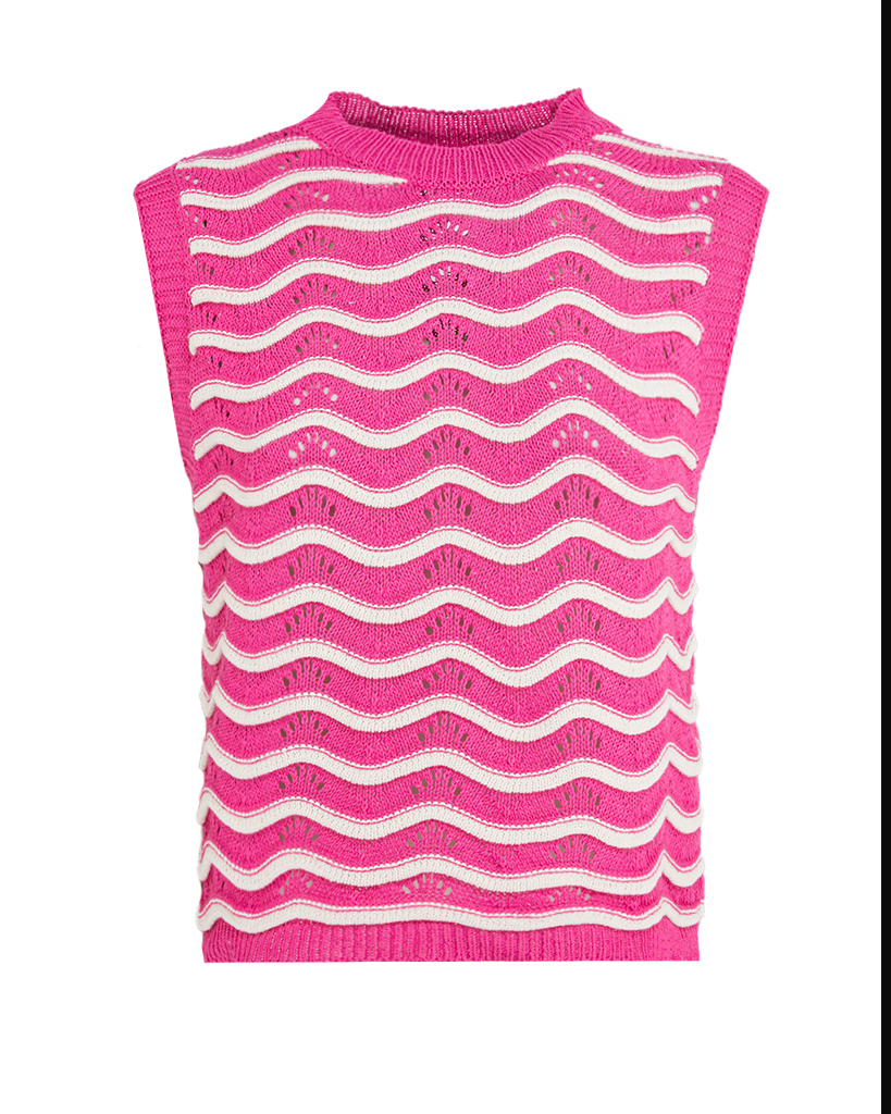 Set Strick: Polunder und Hose mit Streifen