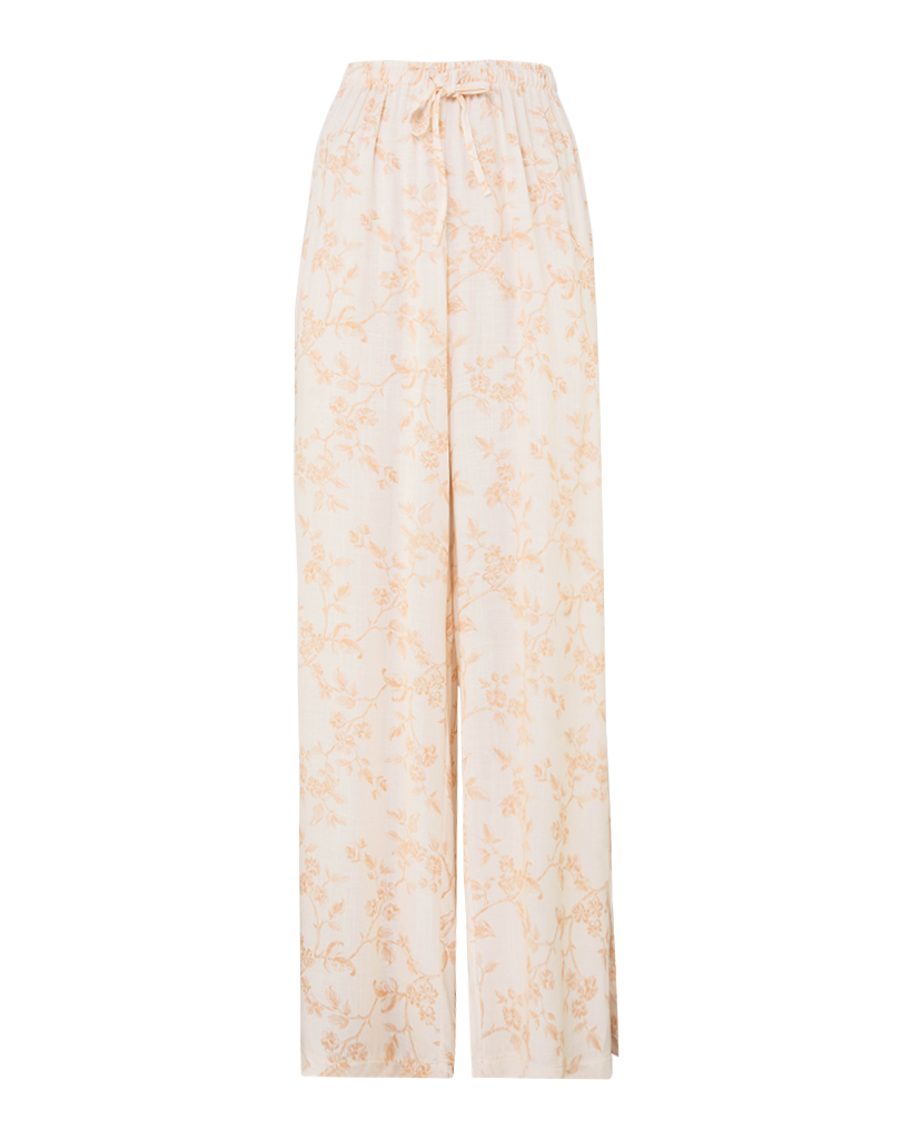 Viskose Hose mit floralem Print Muster Viskose Hose mit floralem Print Muster