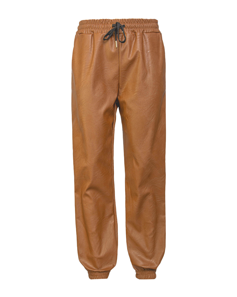 Lederimitat Hose Jogger Style Lederimitat Hose Jogger Style