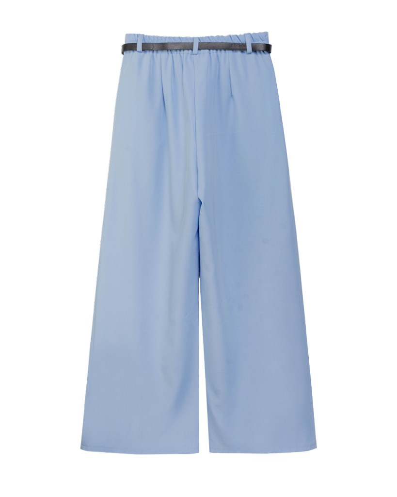 Wide-Leg Hose mit Gürtel