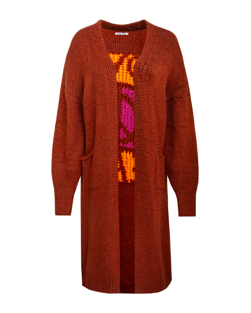 Cardigan mit Peace Logo