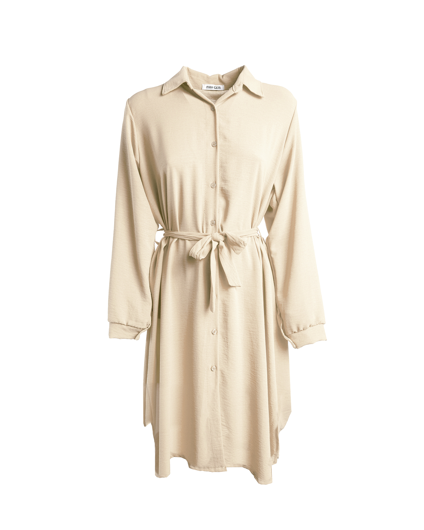Hailey kurzes Hemdblusenkleid langarm Hailey kurzes Hemdblusenkleid langarm