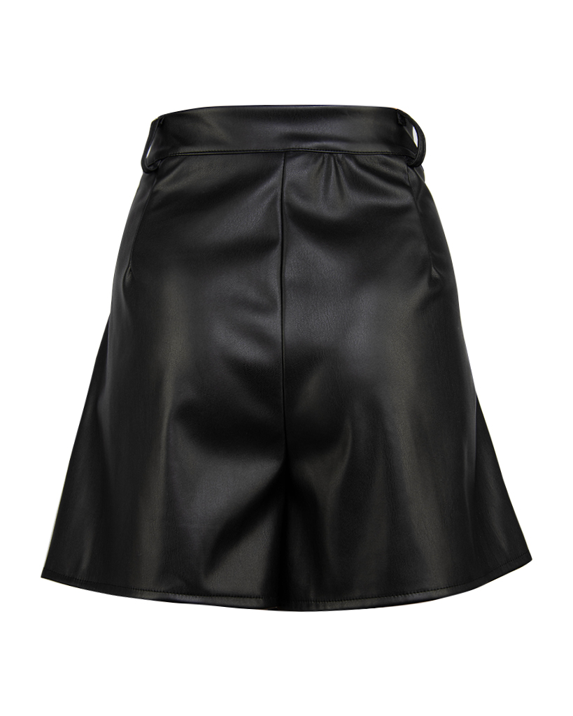Skort Leder Kellerfalten Vegan Skort Leder Kellerfalten Vegan