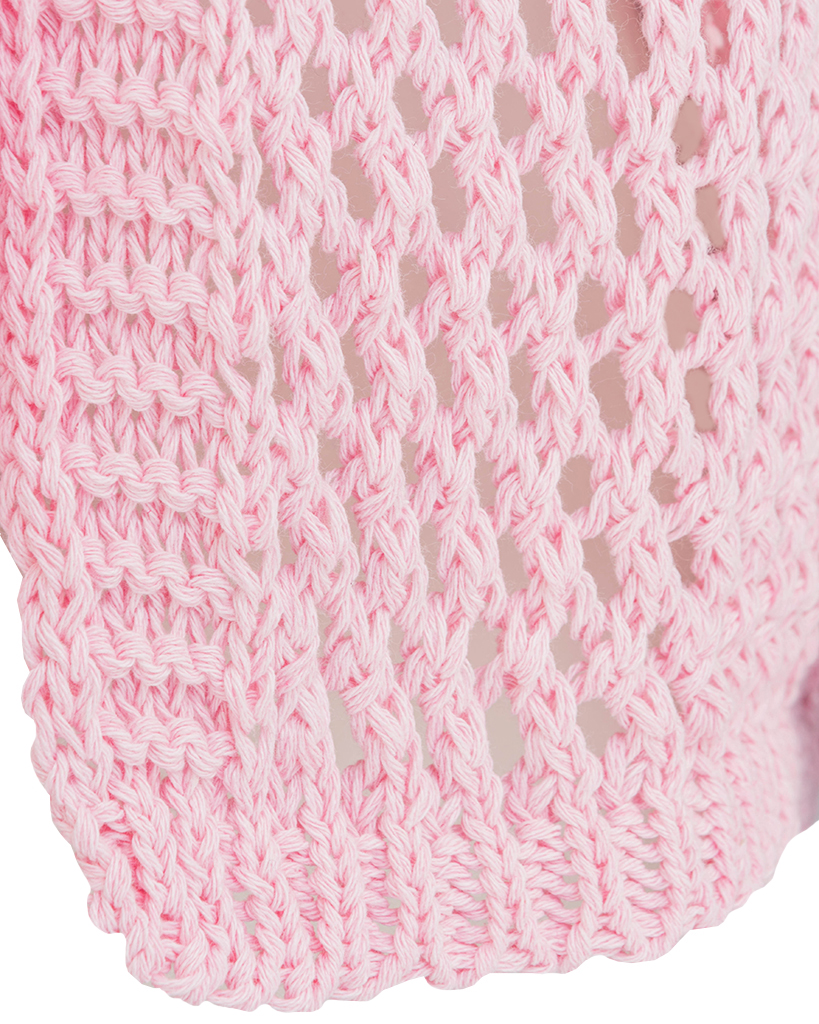 grobe Strick-Weste mit Schleifenverschluss grobe Strick-Weste mit Schleifenverschluss