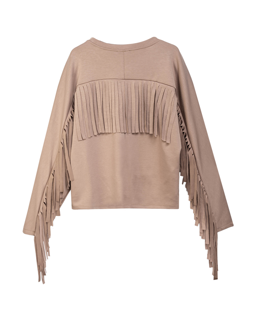 Soft Jersey Franzen Pullover