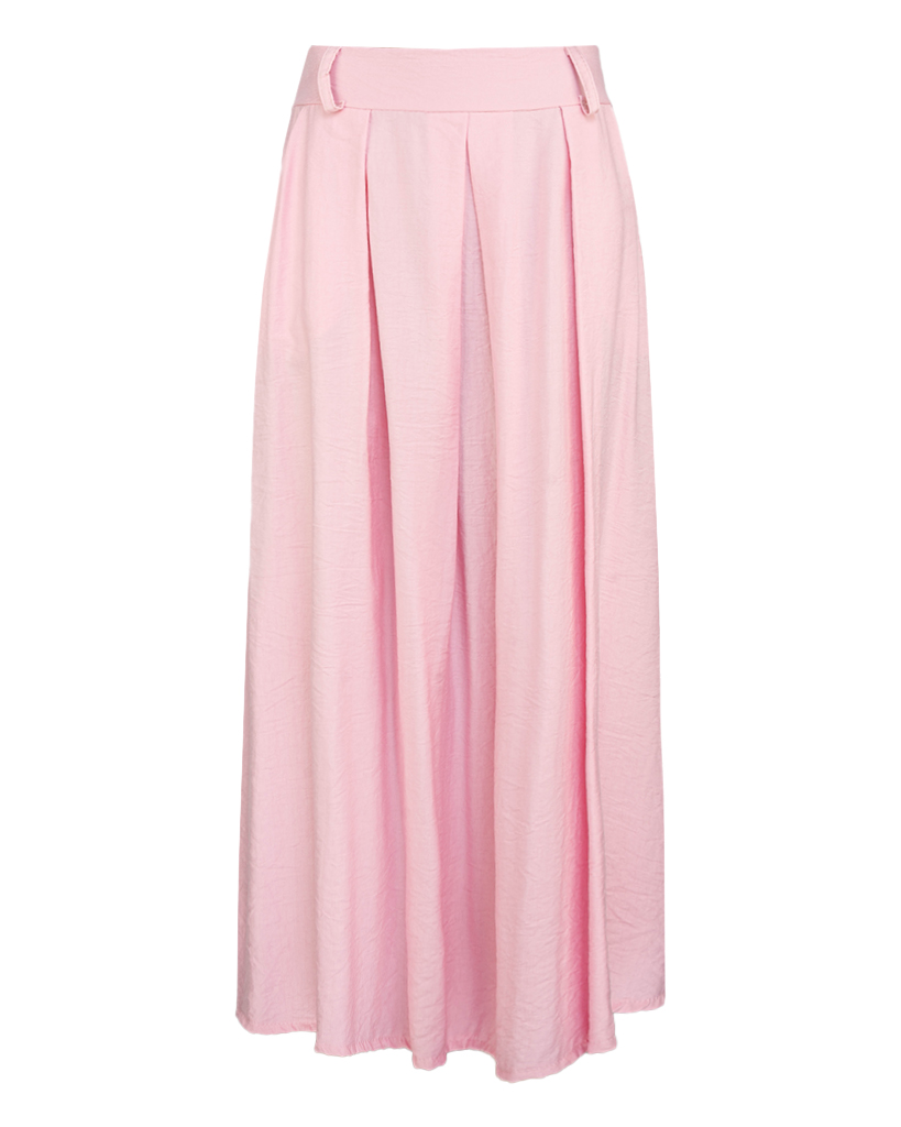 Viskose Midi Rock mit Taschen Viskose Midi Rock mit Taschen